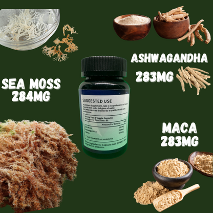 Ashwagandha with Sea Moss and Maca