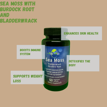 Sea Moss with Bladderwrack and Burdock Root